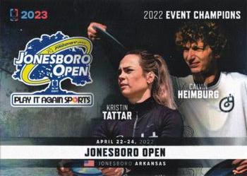 2023 Disc Golf Pro Tour - Event Champions #E4 Jonesboro Open (Calvin Heimburg / Kristin Tattar) Front